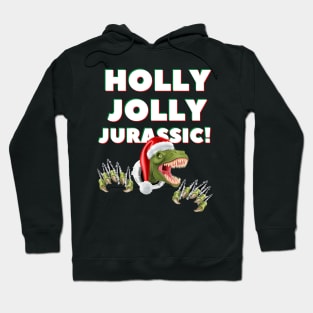 Holly Jolly Jurassic Hoodie